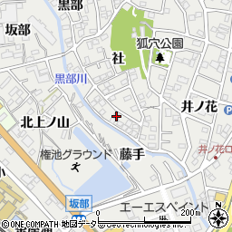 愛知県豊明市三崎町社13-6周辺の地図