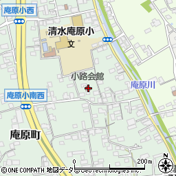 小路会館周辺の地図