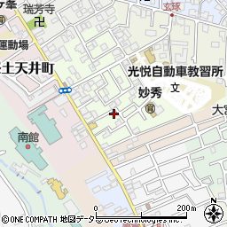 京都府京都市北区鷹峯黒門町7周辺の地図