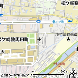 京都府京都市左京区松ケ崎小脇町24周辺の地図