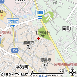 滋賀県守山市浮気町151周辺の地図