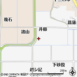 京都府亀岡市河原林町河原尻（井櫛）周辺の地図