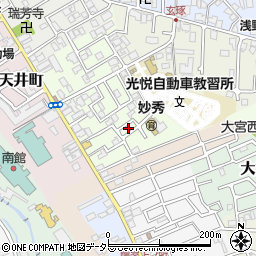 京都府京都市北区鷹峯黒門町12周辺の地図