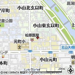 京都府京都市北区小山元町30-7周辺の地図