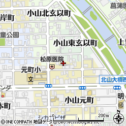 京都府京都市北区小山元町31-6周辺の地図