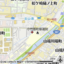 京都府京都市左京区松ケ崎小脇町17周辺の地図