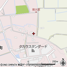 滋賀県東近江市大塚町1275周辺の地図