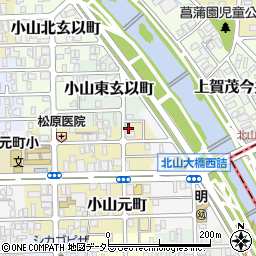 京都府京都市北区小山元町35周辺の地図