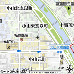 京都府京都市北区小山元町34-1周辺の地図