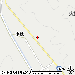 兵庫県丹波篠山市小枕1315周辺の地図