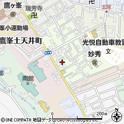 京都府京都市北区鷹峯黒門町24-4周辺の地図