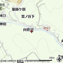 愛知県豊田市九久平町向菅沼周辺の地図