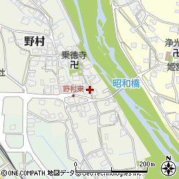兵庫県神崎郡神河町野村212周辺の地図