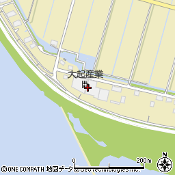 大起産業株式会社　木曽岬工場周辺の地図