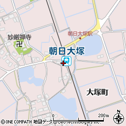 滋賀県東近江市大塚町334-1周辺の地図