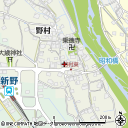 兵庫県神崎郡神河町野村250周辺の地図