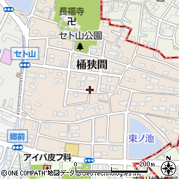愛知県名古屋市緑区桶狭間2511周辺の地図