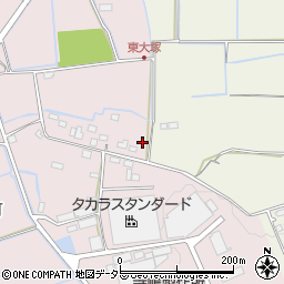 滋賀県東近江市大塚町1275-2周辺の地図