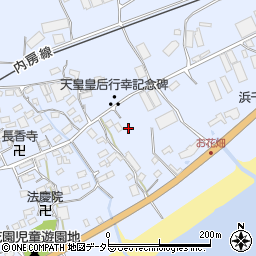 千葉県南房総市和田町花園183周辺の地図
