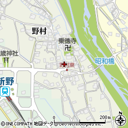 兵庫県神崎郡神河町野村250-6周辺の地図