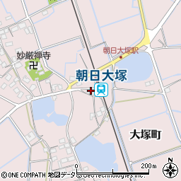 滋賀県東近江市大塚町335周辺の地図