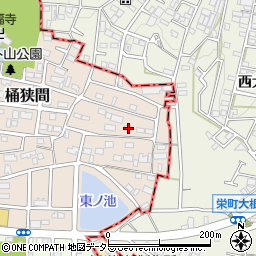 愛知県名古屋市緑区桶狭間1815周辺の地図