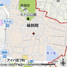 愛知県名古屋市緑区桶狭間2509周辺の地図