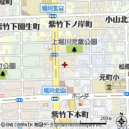 京都府京都市北区紫竹上本町42-1周辺の地図