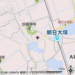 滋賀県東近江市大塚町884周辺の地図