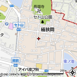 愛知県名古屋市緑区桶狭間2519周辺の地図