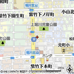 京都府京都市北区紫竹上本町41-2周辺の地図