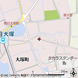 滋賀県東近江市大塚町1281周辺の地図