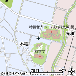 愛知県豊田市本町本竜周辺の地図