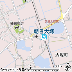 滋賀県東近江市大塚町334周辺の地図