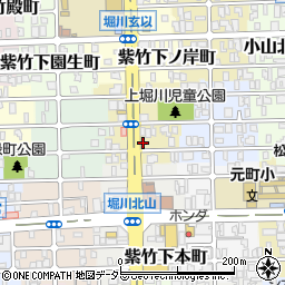 京都府京都市北区紫竹上本町41周辺の地図