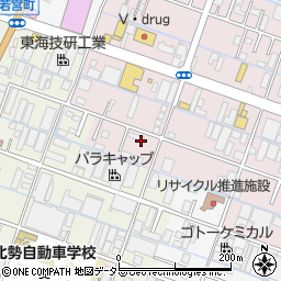 麺屋はなび 桑名店周辺の地図