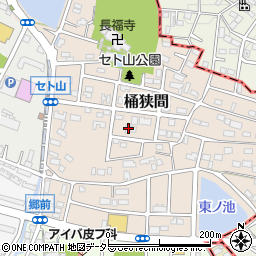 愛知県名古屋市緑区桶狭間2517周辺の地図