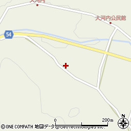 京都府南丹市園部町大河内岡周辺の地図