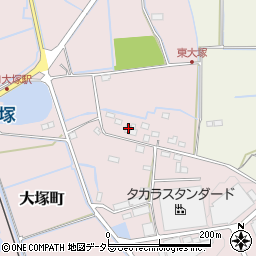滋賀県東近江市大塚町1279周辺の地図