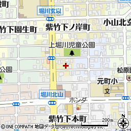京都府京都市北区紫竹上本町43周辺の地図
