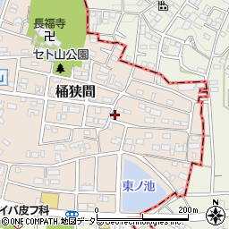 愛知県名古屋市緑区桶狭間1824周辺の地図