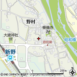 兵庫県神崎郡神河町野村252周辺の地図