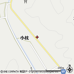 兵庫県丹波篠山市小枕1316周辺の地図