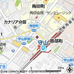 大新東　滋賀営業所周辺の地図