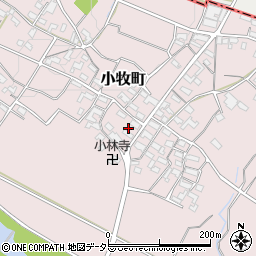 三重県四日市市小牧町725周辺の地図