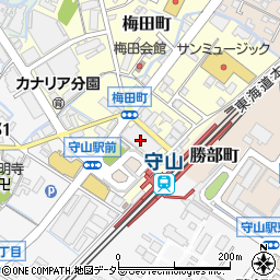 近江トラベル株式会社　守山支店周辺の地図