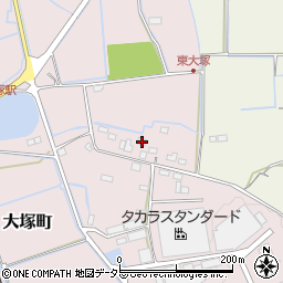 滋賀県東近江市大塚町1277周辺の地図