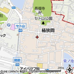 愛知県名古屋市緑区桶狭間2219周辺の地図