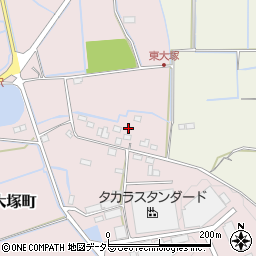 滋賀県東近江市大塚町1273周辺の地図