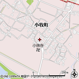 三重県四日市市小牧町726-6周辺の地図